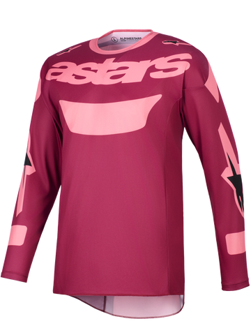 2026 Alpinestars Racer Riway Motocross Jersey - Dark Red Coral