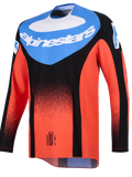 2026 Alpinestars Techstar Knif Motocross Jersey - Orange Black Ucla Blue
