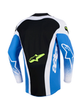2026 Alpinestars Techstar Knif Motocross Jersey - Ucla Blue Black Yellow Fluo