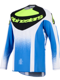 2026 Alpinestars Techstar Knif Motocross Jersey - Ucla Blue Black Yellow Fluo