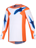 2026 Alpinestars Fluid Grid Motocross Jersey - Orange Ucla Blue