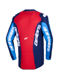 2026 Alpinestars Fluid Grid Motocross Jersey - Blue Red