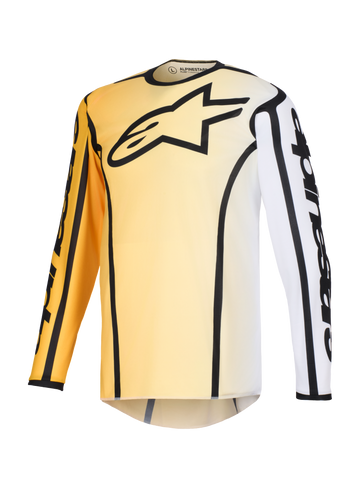 2026 Alpinestars Fluid Apex Motocross Jersey - Yellow Black
