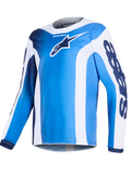 2026 Alpinestars Fluid Portl Youth  Motocross Jersey - Ucla Blue White