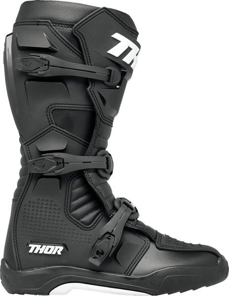 Thor Blitz XR Black Motocross Boots – AT Motocross