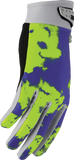 2026 Thor Glove Youth Launchmode Bleach Grey Acid