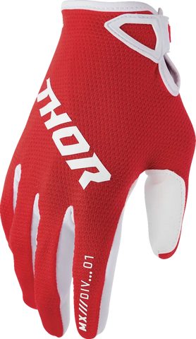 2026 Thor Glove Youth Ridemode Static Red