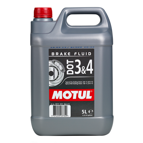 Motul DOT 3 & 4 Brake Fluid 5 Litres
