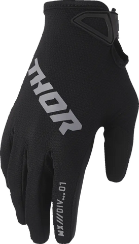 2026 Thor Glove Youth Ridemode Static Black