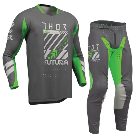 2026 Thor Launchmode Futura Kit Combo Charcoal Green