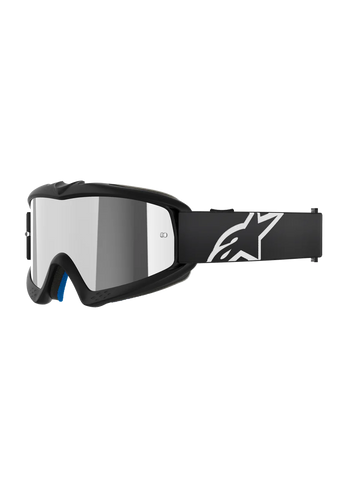Alpinestars Vision Youth Corps Goggles Black - Silver Mirror Lens