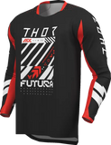 2026 Thor Launchmode Futura Youth Jersey Black Red