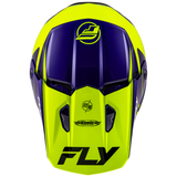 Fly Racing 2025 Kinetic Rally Helmet Hi-Viz Blue Black