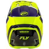 Fly Racing 2025 Kinetic Rally Helmet Hi-Viz Blue Black