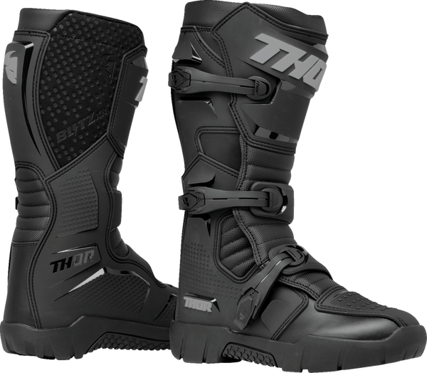 Thor Blitz XR Black Enduro Boots – AT Motocross