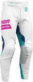 2026 Thor Pant Launchmode Bleach White Aqua