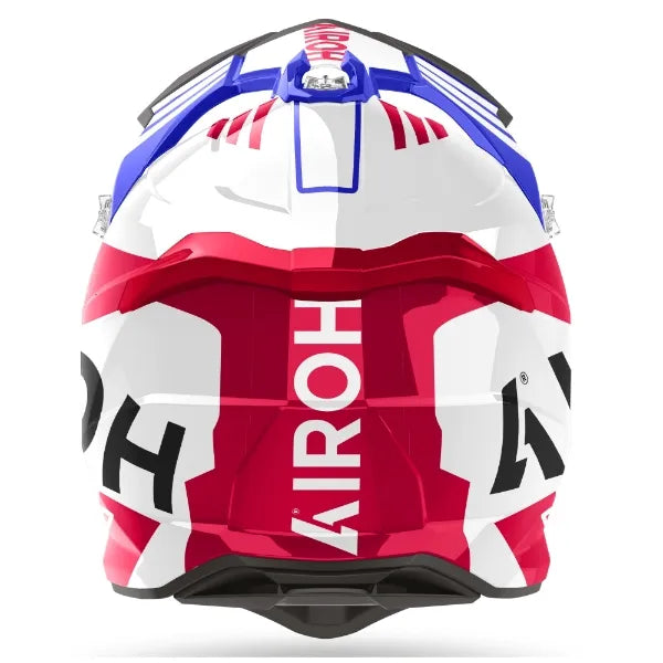 Airoh Strycker Brave Blue Red Gloss – AT Motocross
