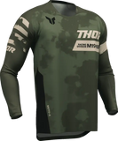 2026 Thor Jersey Launchmode Bleach Black Camo