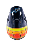 Alpinestars Helmet SM10 TLD Blue Orange Yellow Flo Red