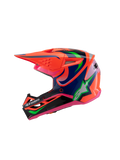 Alpinestars Youth Helmet Deegan Orange Fluo Purple Pink