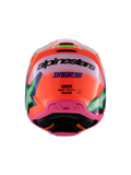Alpinestars Youth Helmet Deegan Orange Fluo Purple Pink