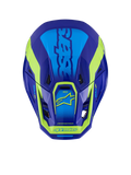 Alpinestars Helmet Supertech S-M7 Deed Helmet - Blue Yellow Fluo Gloss