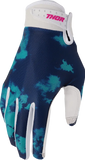 2026 Thor Glove Youth Launchmode Bleach White Aqua