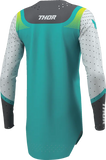 2026 Thor Women's Sportmode Velocity Jersey Grey Aqua