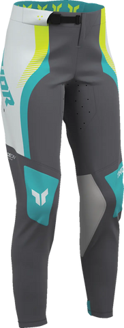 2026 Thor Women's Pant Sportmode Velocity Grey Aqua
