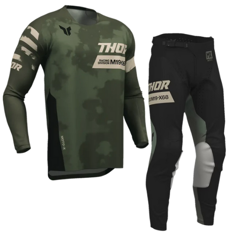 2026 Thor Launchmode Bleach Kit Combo Black Camo