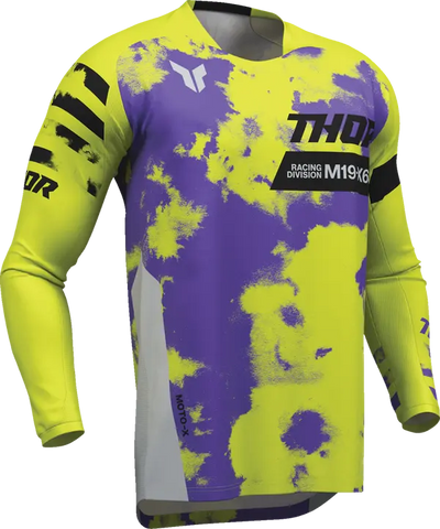 2026 Thor Jersey Launchmode Bleach Grey Acid