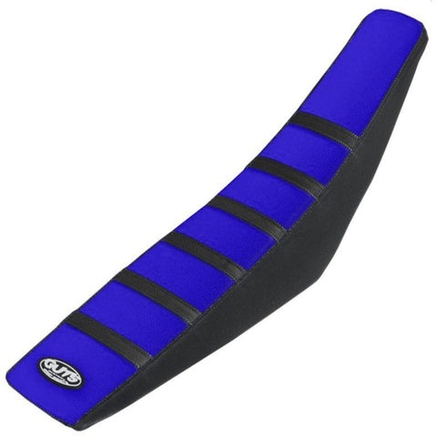 Guts Racing Yamaha Black Blue Black Rib Seat Cover