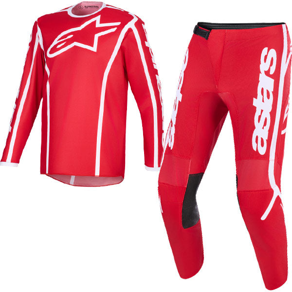 2026 Alpinestars Fluid Apex Kit Combo - Red White – AT Motocross