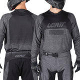 2026 Leatt 4.5 Moto Lite Jersey Stealth Black Grey