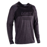 2026 Leatt 4.5 Moto Lite Jersey Stealth Black Grey