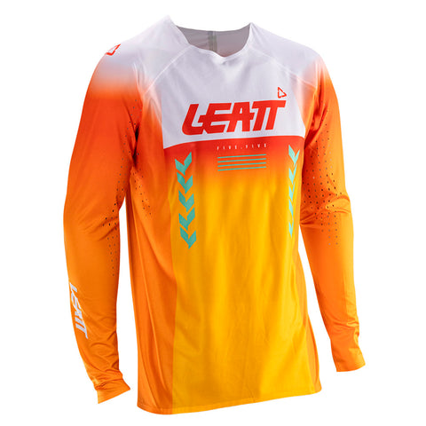 2026 Leatt 5.5 Moto Ultraweld Jersey Orange