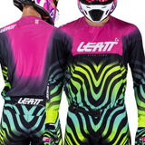 2026 Leatt 5.5 Moto Ultraweld Jersey Tiger Pink