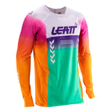 2026 Leatt 5.5 Moto Ultraweld Jersey Pinata Teal