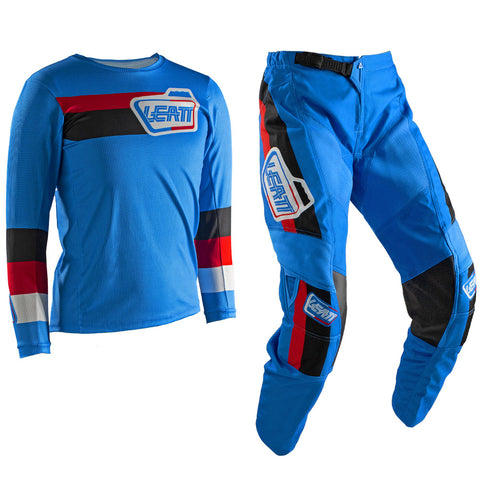 Leatt 3.5 Pant and Jersey Kit Youth Pitboard Royal