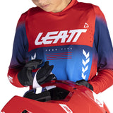 2026 Leatt 4.5 Moto Youth Jersey Blue Red