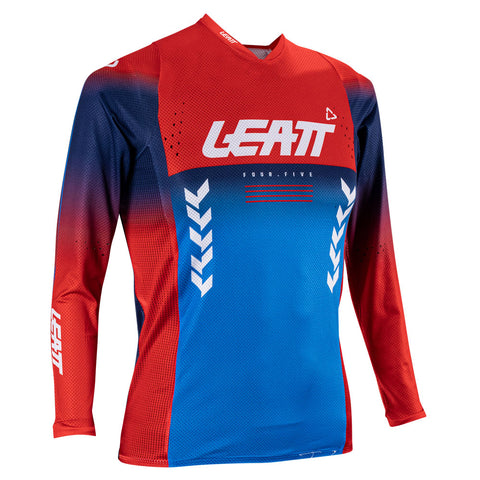 2026 Leatt 4.5 Moto Youth Jersey Blue Red