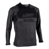 2026 Leatt 4.5 Moto Youth Jersey Stealth Black Grey