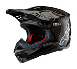 Alpinestars Helmet Supertech SM10 Solid Black Glossy Carbon