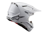 Alpinestars Helmet Supertech SM10 Solid White Glossy