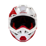 Alpinestars Helmet Supertech SM10 Unite Red White Glossy