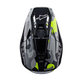 Alpinestars Helmet SM5 Rover Dark Gray Yellow Fluo Glossy