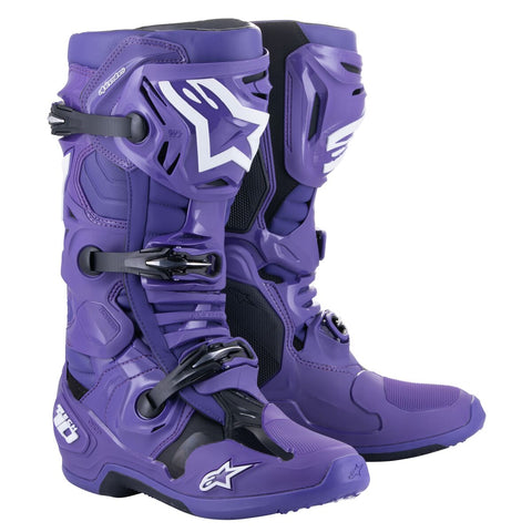 Alpinestars Tech 10 Motocross Boots Violet Black