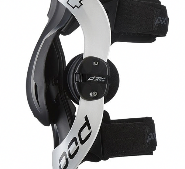 POD K4 2.0 Motocross Knee Braces White AT Motocross