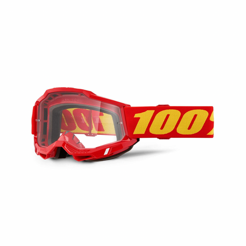 100% Accuri 2 Goggle Red - Clear Lens