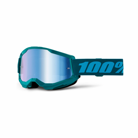 100% Strata 2 Goggle Stone - Blue Mirror Lens
